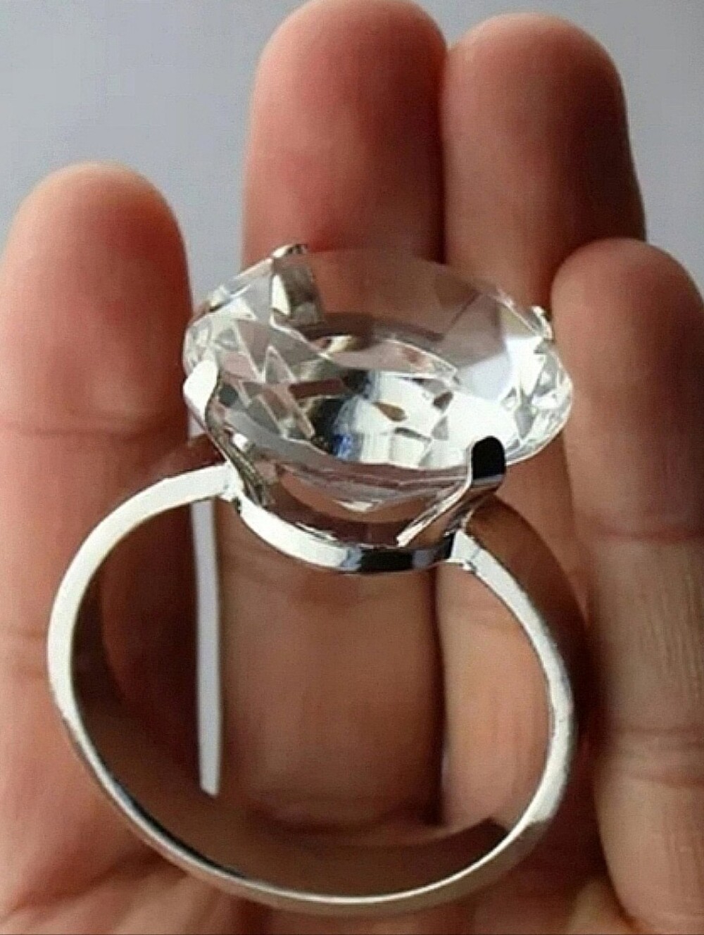 Set of 19 Engagement Ring Rings Napkin Holders Bridal Shower Silver Tone NWOT